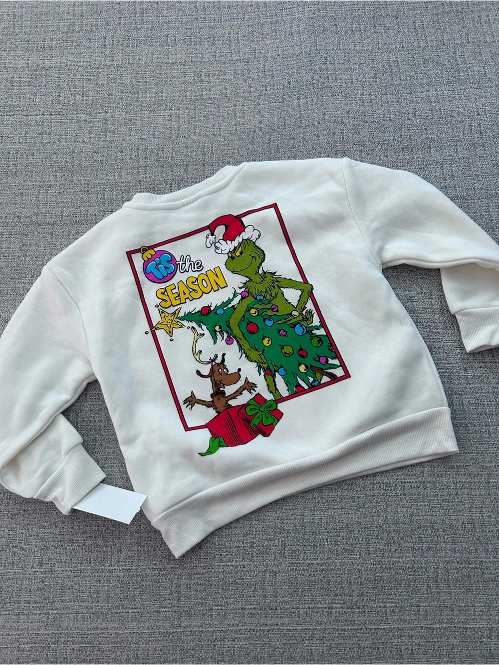 'Tis The Season Grinch Graphic Sweatshirt & Pant NWT. Size 4T